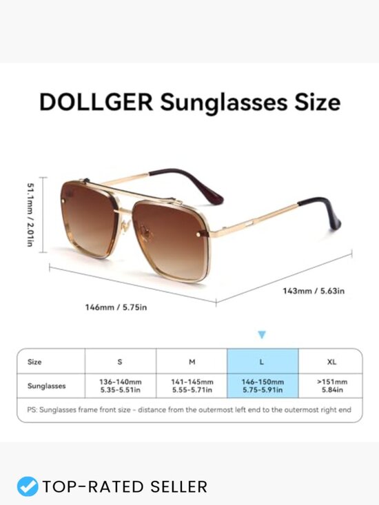 Square Aviator Sunglasses Metal Frame UV400 Protection Vintage Classic Trendy main image 4